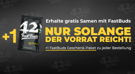 Jeder einzelne FastBuds-Kauf sichert Ihnen einen kostenlose FastBuds Nuss obendrau