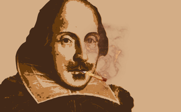 Shakespeare's cannabis residue there