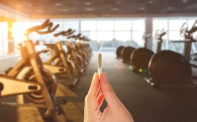 smoking weed before workout