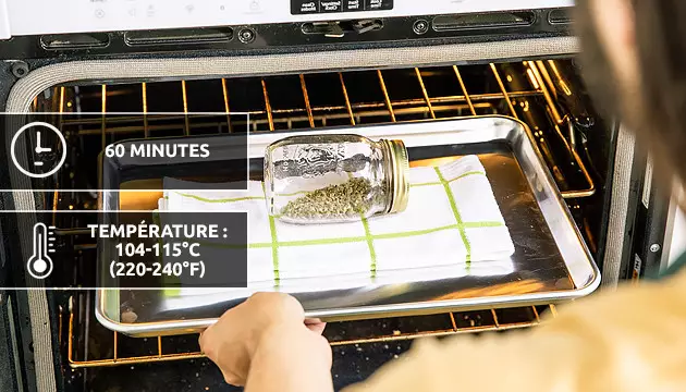 la température exacte pour décarboxyler