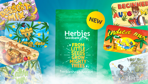 7 Nuevas Semillas y Mezclas de Herbies Seeds