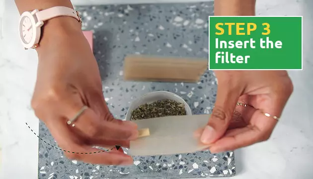 how to roll a joint without a filter