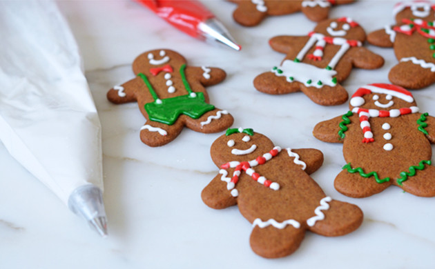 Biscuits de Noël au pain d'épice à l'herbe