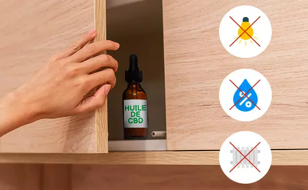 comment conserver l'huile de cbd