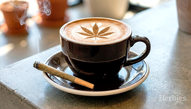 Cannabis et café: une expérience élevée herbe et café