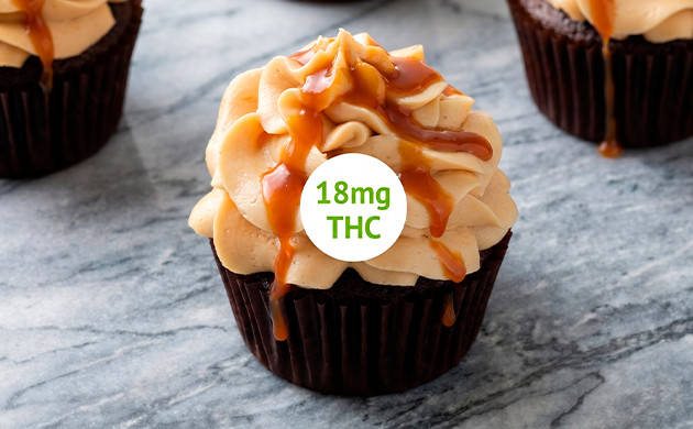Traitez sérieusement la puissance du beurre de cannabis cupcake au cannabis