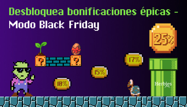 modo black friday de herbies activado