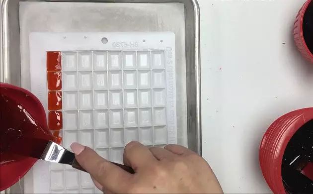 Step 6: Quickly pour into molds