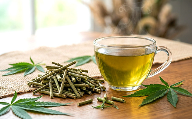 como hacer té de marihuana