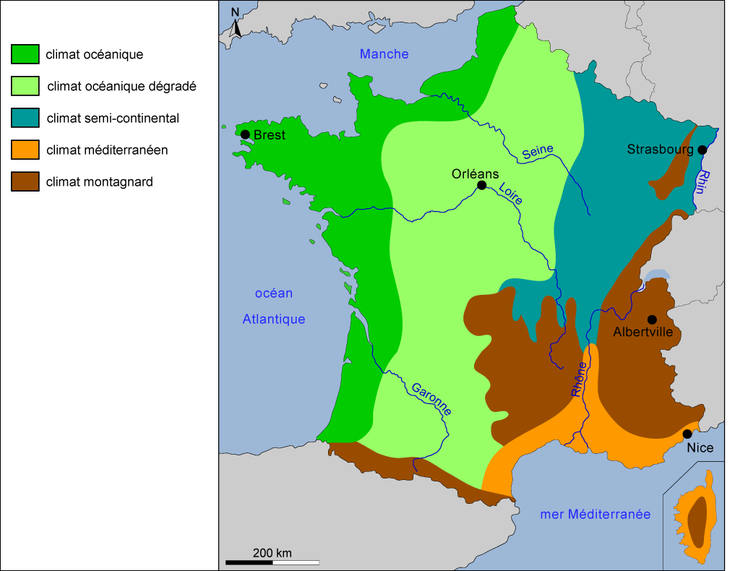 Les différents types de climat pour la culture du cannabis en France