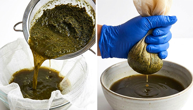 how to make pot butter with stems