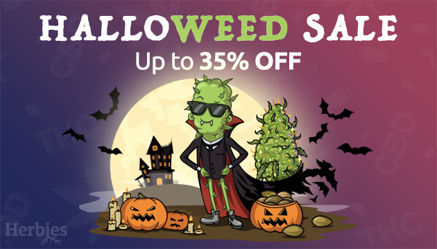 jump on our halloweed sale and save up to 35%
