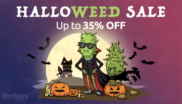 jump on our halloweed sale and save up to 35%