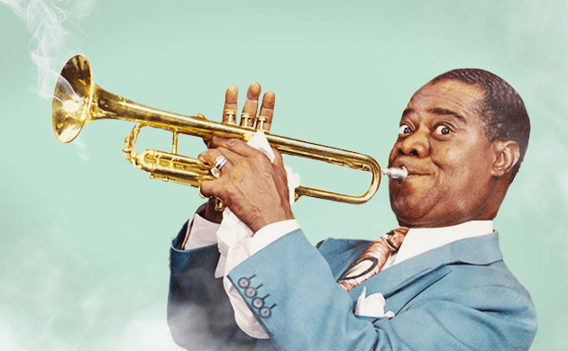 Louis Armstrong cannabis lover