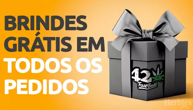semente Grátis y porta-baseado em todas as compras