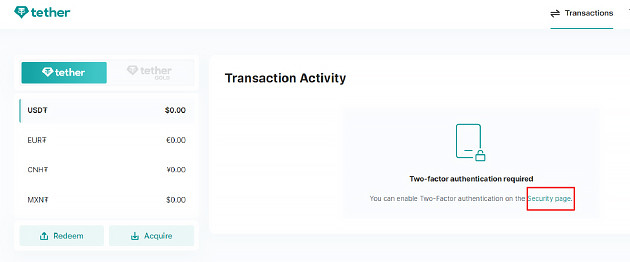 how to create usdt wallet step 4