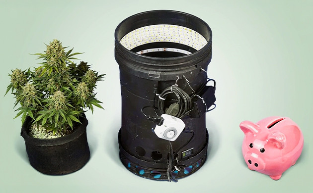 Low cost space bucket weed