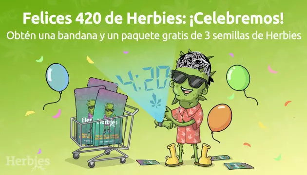 celebra el 420 con herbies y atrapa regalos increibles
