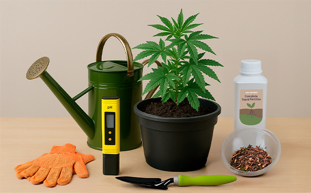 essential equipment for growing weed outdoors