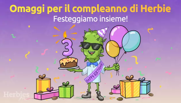 comincia la festa di compleanno di herbie