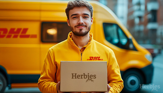 ora herbies spedisce i tuoi ordini con dhl