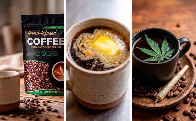 Enjoy coffee and weed together coffee and cannabis