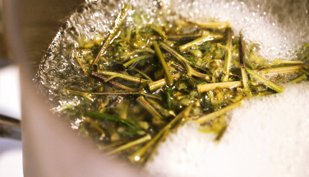 marijuana stem tea