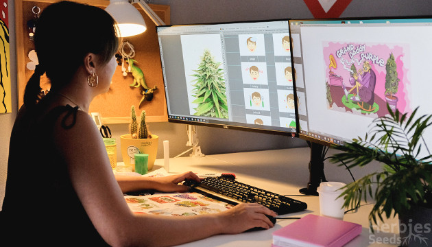 Meet Berta, a Senior Graphic Designer at Herbies