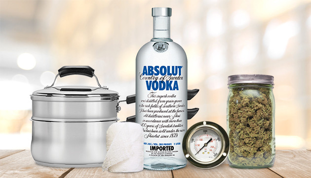 vodka infusée au cannabis