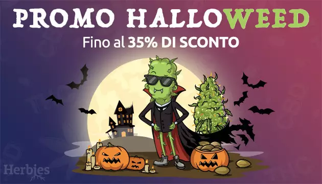 approfitta della nostra promozione halloweed e risparmia fino al 35%