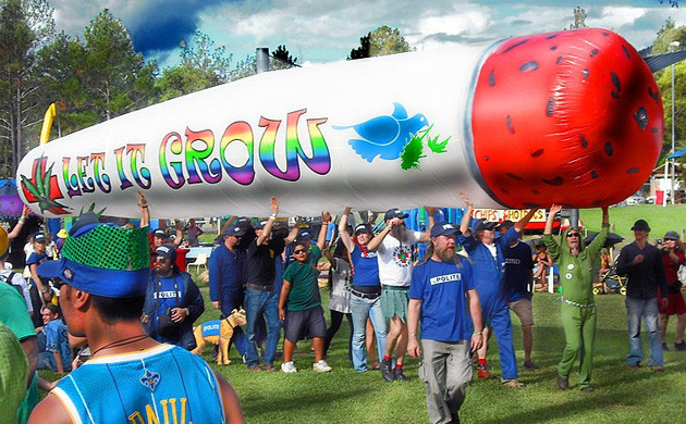 Weed rally in Australia