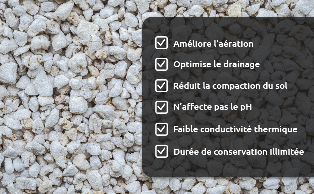 les avantages de la perlite