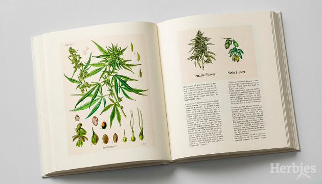 La anatomia de una planta de cannabis partes de la marihuana