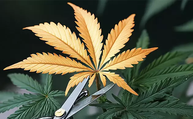 remove damaged leaves