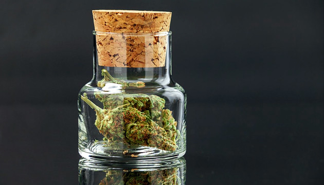 mason jar weed