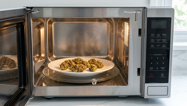 วิธีทำให้วัชพืชแห้งในไมโครเวฟ how long does it take to dry weed