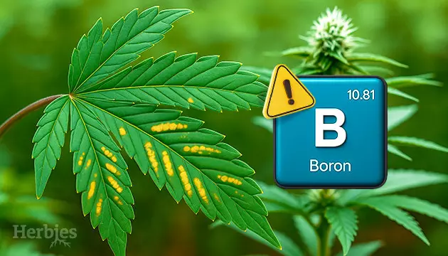 boron deficiency in cannabis 