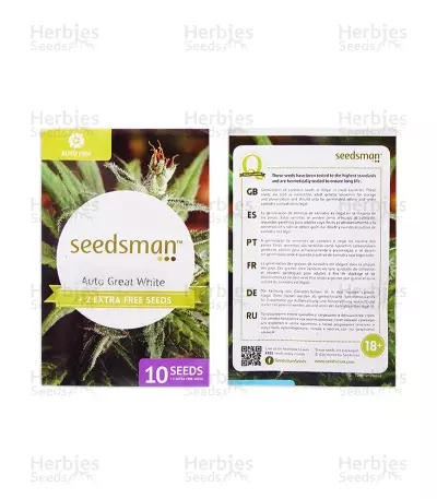 Graines de cannabis Auto Great White (Seedsman Seeds)