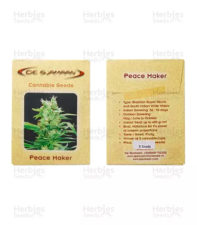 Graines de cannabis Peace Maker regular (De Sjamaan Seeds)