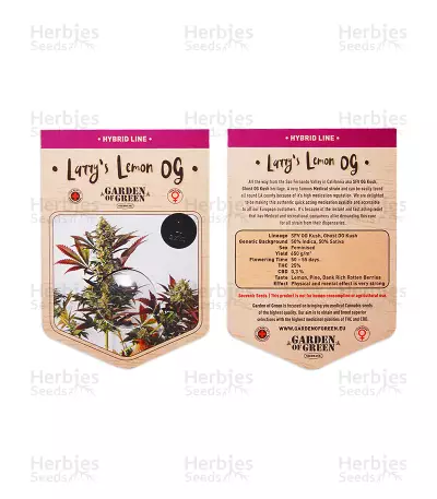 Graines de cannabis Larry's Lemon OG (Garden Of Green)