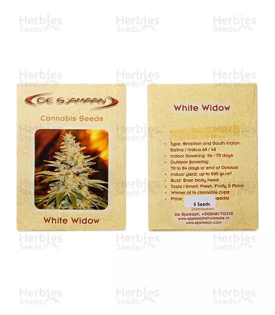 Graines de cannabis White Widow regular (De Sjamaan Seeds)