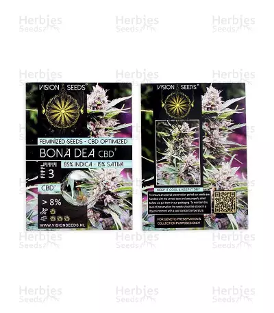 Graines de cannabis Bona Dea CBD+ (Vision Seeds)