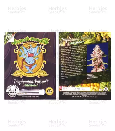 Tropicanna Poison F1 Fast Version Feminized Seeds (Sweet Seeds)