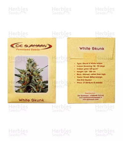 White Skunk feminized seeds (De Sjamaan Seeds)