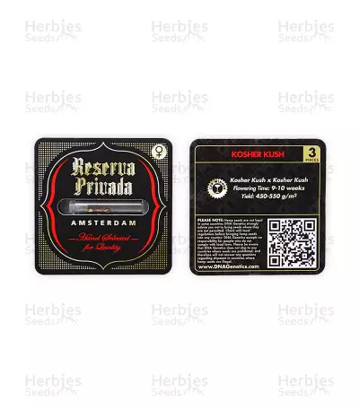 Semillas feminizadas Kosher Kush (Reserva Privada)