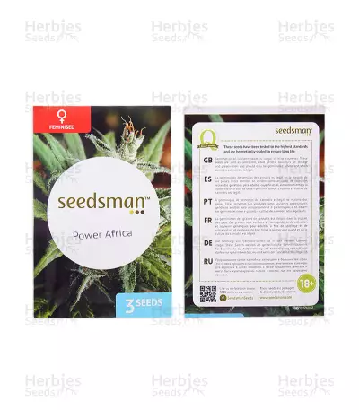 Graines de cannabis Power Africa (Seedsman Seeds)