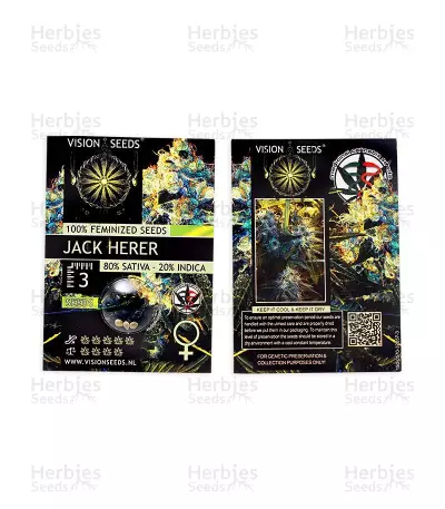 Jack Herer feminized seeds (Vision Seeds)
