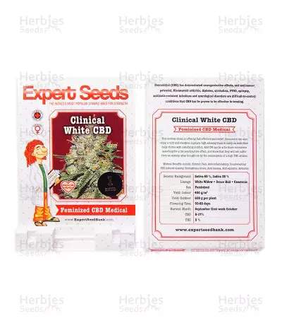 Clinical White CBD (Expert Seeds) feminized seeds